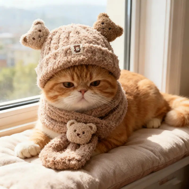 🧡  Καπέλο  Warm Bear