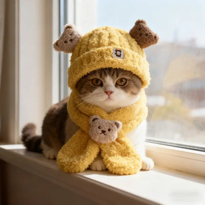 🧡  Καπέλο  Warm Bear